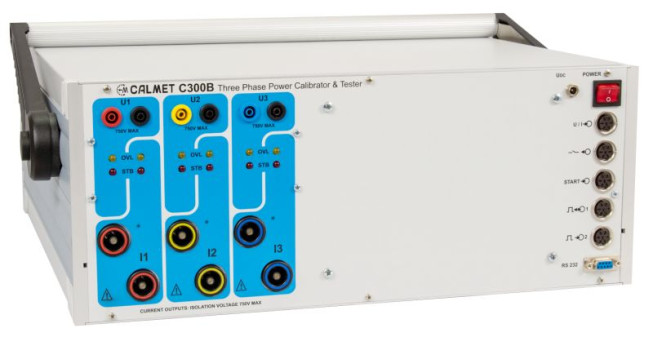 C300B Three and single phase power and energy calibrator, tester and protection relay test set