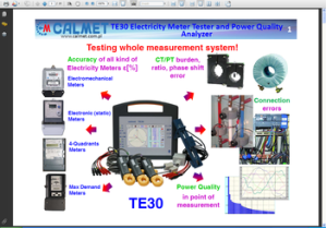 TE30 Three-Phase Working Standard - PDF Presentation
