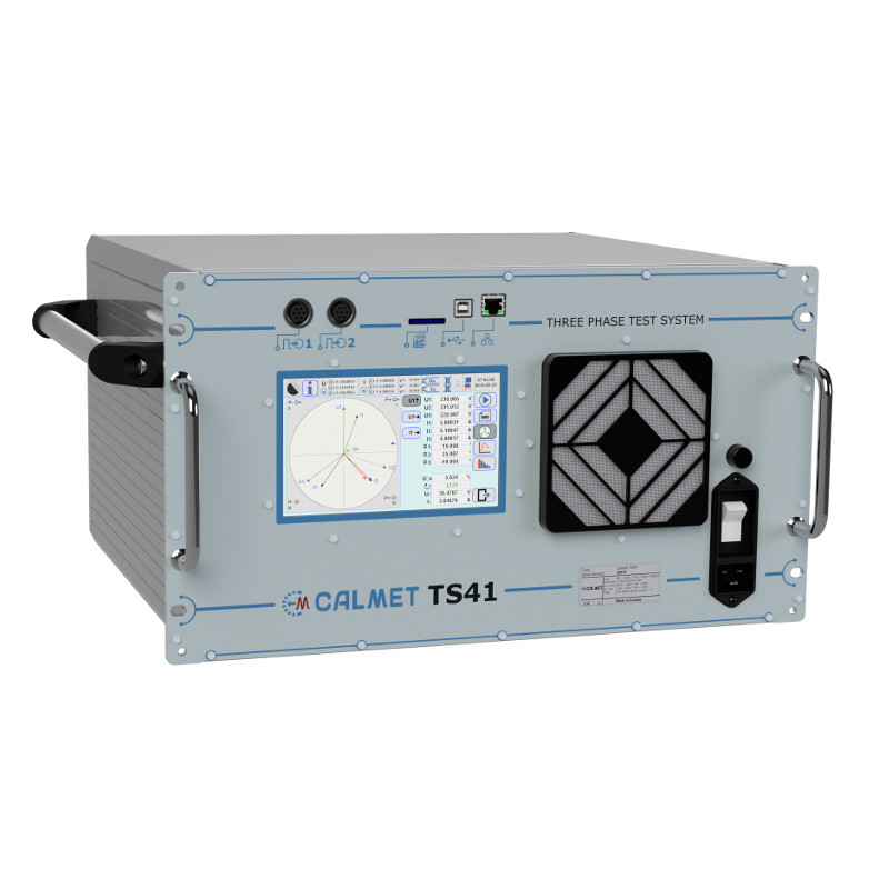 TS41 - High Power Three-phase Fully Automatic Test System with Reference Standard and Integrated Current and Voltage Source