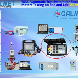 TS33 Three-phase Fully Automatic Test System with Reference Standard and Integrated Current and Voltage Source - presentation